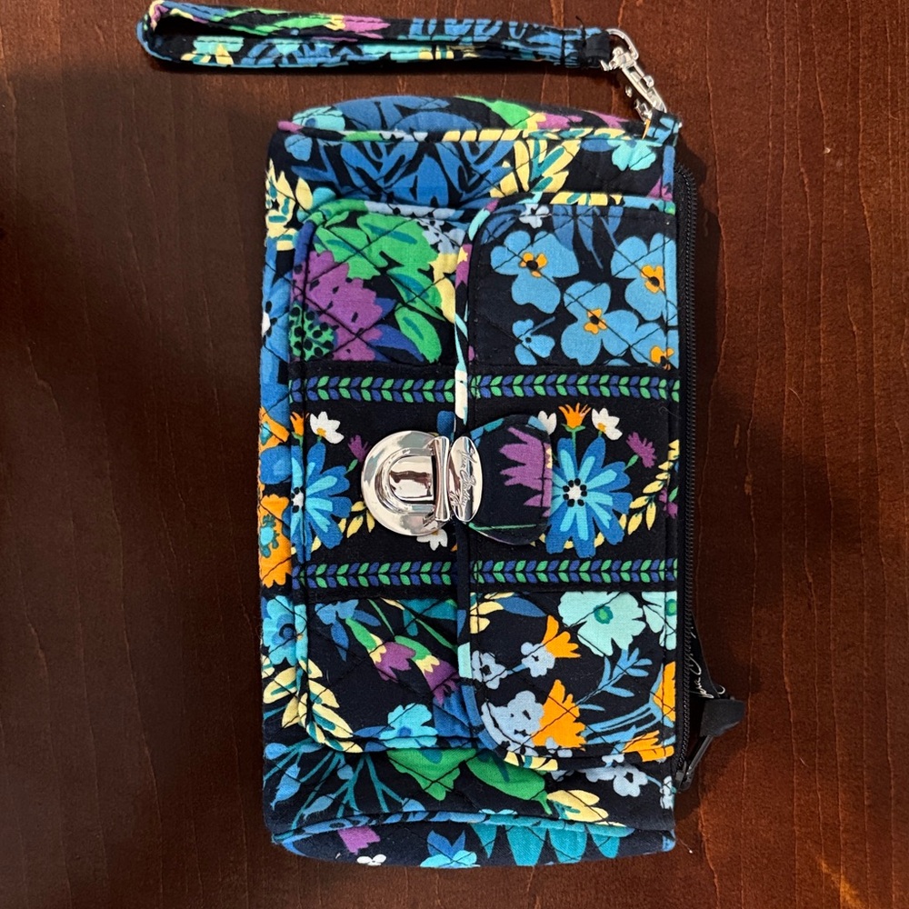Vera Bradley Multicolor Floral Wristlet